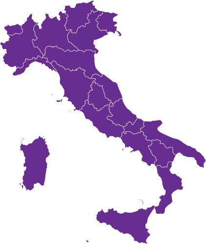 Mappa regioni Italiane