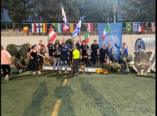 Premiazione FCI a squadre - Campionato Mondioring 2024